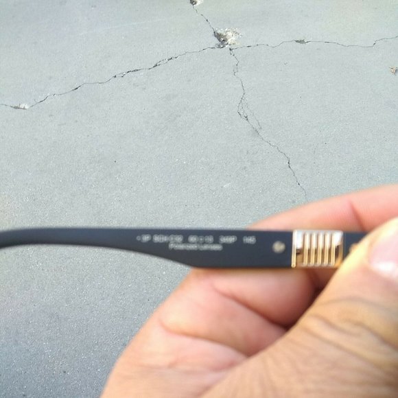 Chopard Polarized new sunglasses schc32 60/13 gold black frame - Picture 7 of 8